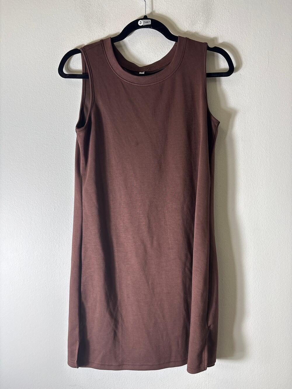 Anrabess Brown Shift Tee Dress Sz S